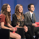 Guest judge Maddie Ziegler, Nina Garcia, and Zac Posen judge the third challenge of Project Runway season 16. (Photo: Barbara Nitke/Lifetime)